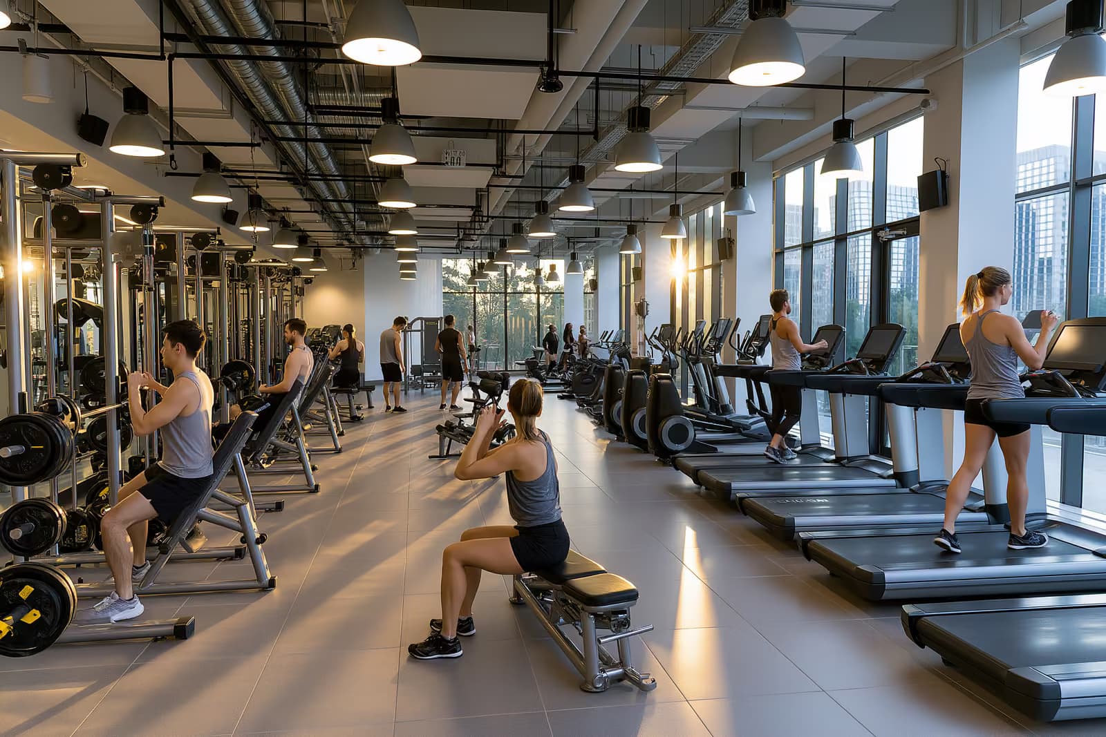 Centros de fitness y gimnasios